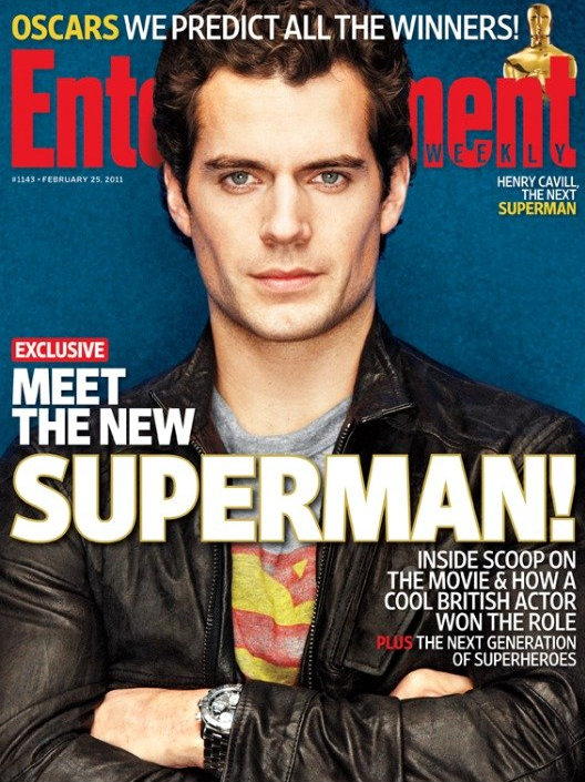Superman, Henry Cavill, na Entertainment Weekly
