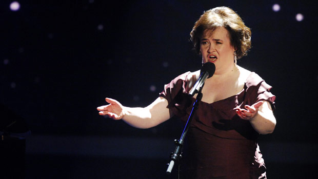 A cantora escocesa Susan Boyle