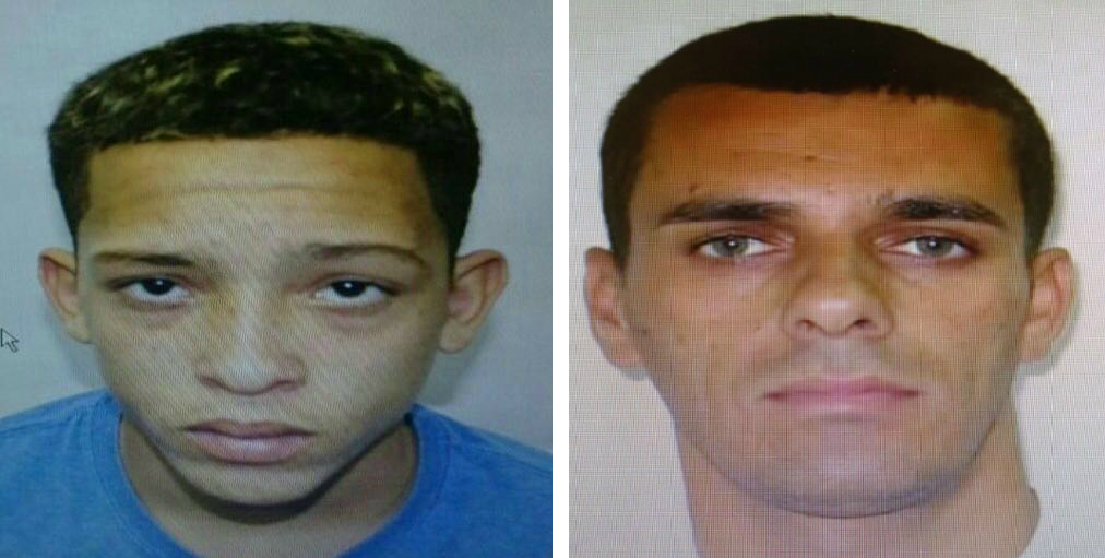 Lucas Perdomo Duarte Santos, à esquerda, e Raphael Assis Duarte Belo, suspeitos de participar do estupro coletivo no Rio
