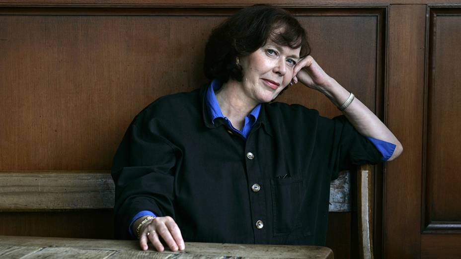 Atriz holandesa Sylvia Kristel em 2005