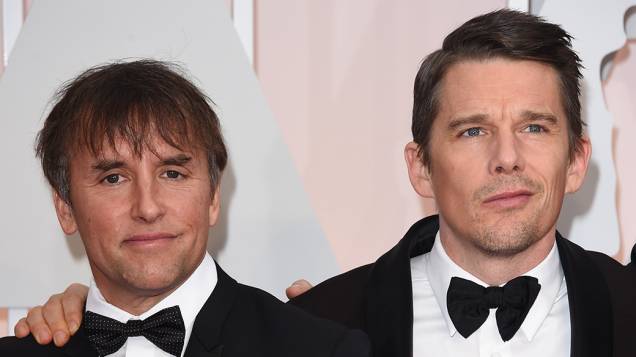 Richard Linklater e Ethan Hawke no Oscar 2015