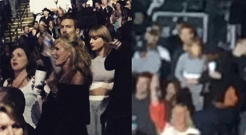 Taylor Swift e Calvin Harris, juntos em show