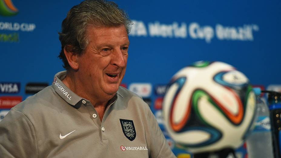 O técnico da seleção inglesa, Roy Hodgson, durante coletiva de imprensa em Manaus