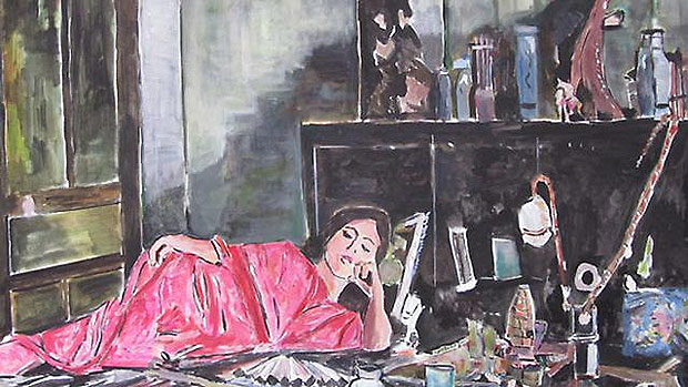 Tela 'Opium', da série asiática de Bob Dylan
