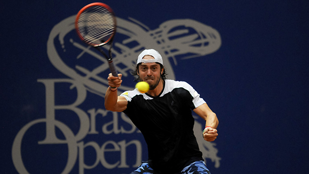 O italiano Paolo Lorenzi no Brasil Open 2014