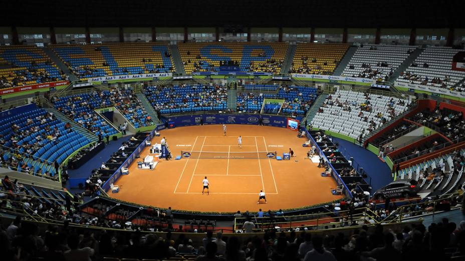 Final das duplas no Brasil Open 2014, em São Paulo