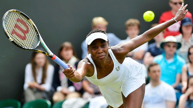 A tenista americana Venus Williams durante Wimbledon 2012