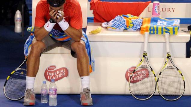 O tenista espanhol Rafael Nadal foi desclassificado nas quartas de final no Aberto da Austrália em Melbourne