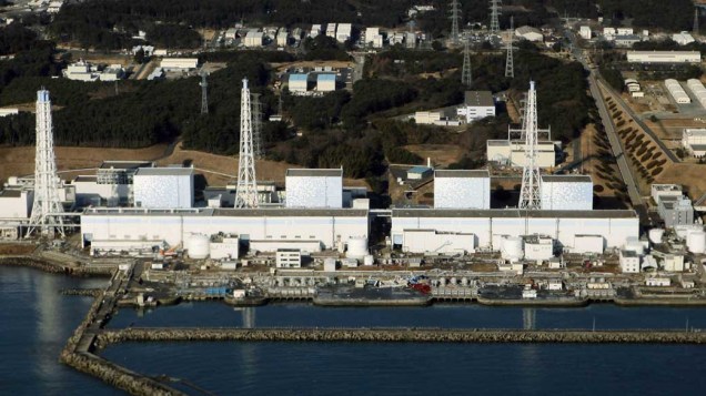 Usina nuclear de Fukushima antes da explosão