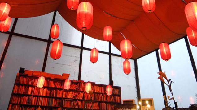 Livraria The Bookworm em Pequim, China