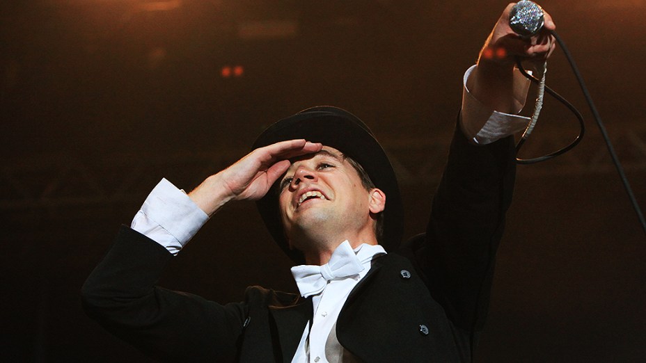 A banda The Hives no Lollapalooza, em São Paulo