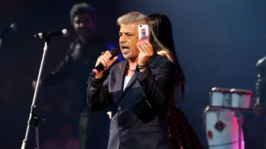 Lulu Santos durante o The Voice Brasil