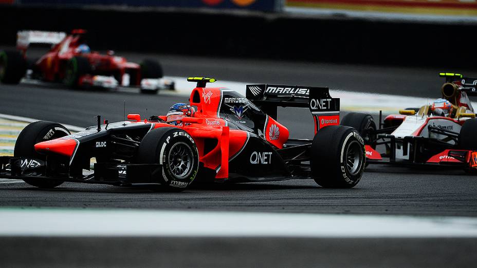 Timo Glock durante o GP do Brasil de Fórmula 1, em Interlagos