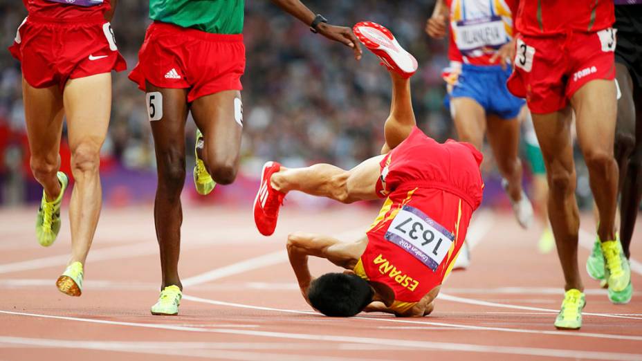 O espanhol Alvaro Rodriguez nos 1500m