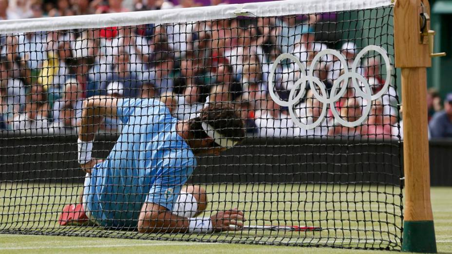 O argentino Juan Martin del Potro durante os Jogos Olímpicos de Londres 2012