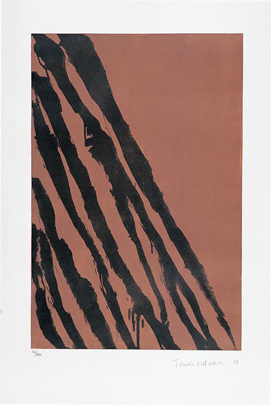 Tomie Ohtake, gravura sem título, 1987 Tomie Ohtake, gravura sem título, 1987