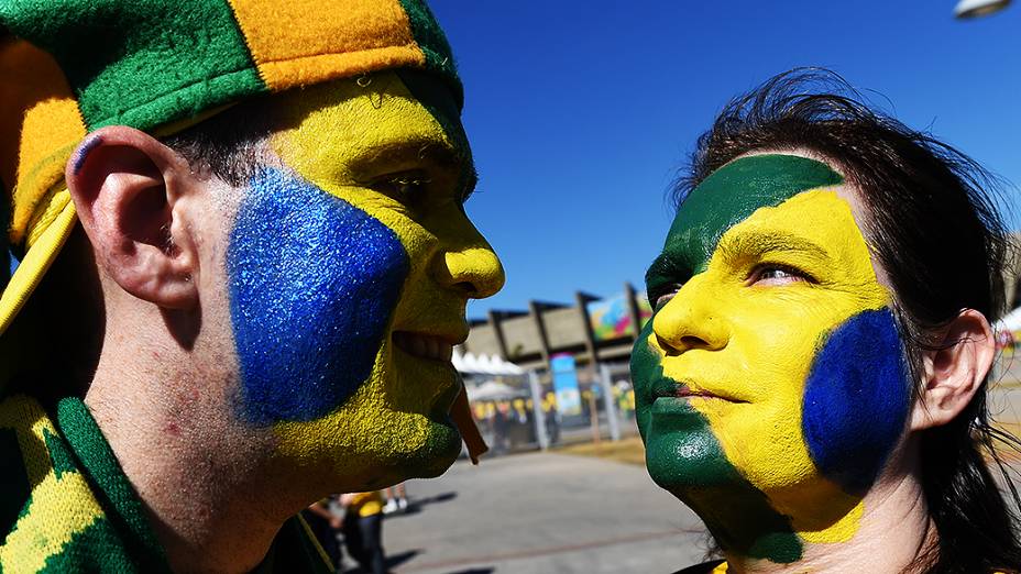 Movimentação no Mineirão antes da partida entre Brasil e Chile, em Belo Horizonte
