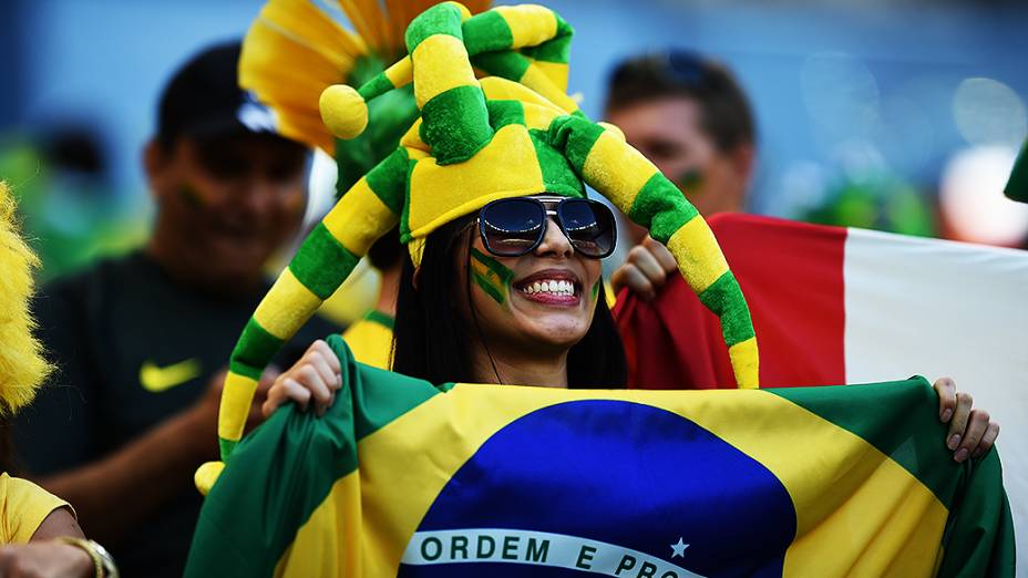 Torcida no estádio Mineirão, em Belo Horizonte