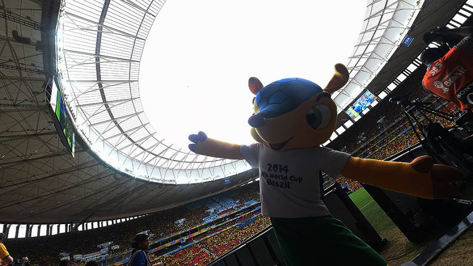 Fuleco, o mascote da Copa do Brasil