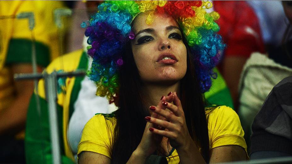 Torcida compareceu em ótimo número na noite desta quarta-feira no amistoso entre Brasil e Chile no estádio do Mineirão, em Belo Horizonte