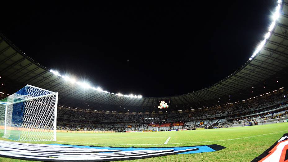 Torcida compareceu em ótimo número na noite desta quarta-feira no amistoso entre Brasil e Chile no estádio do Mineirão, em Belo Horizonte