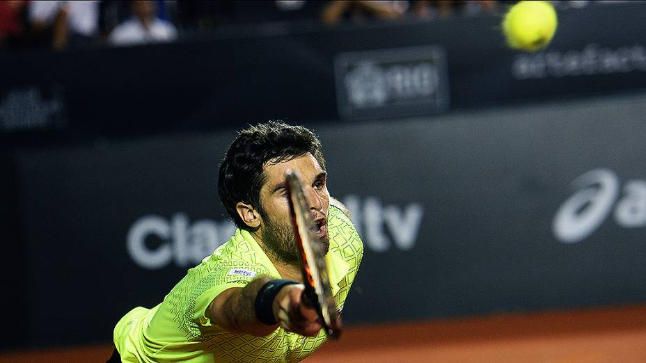 Pablo Andujar durante o Rio Open 2014