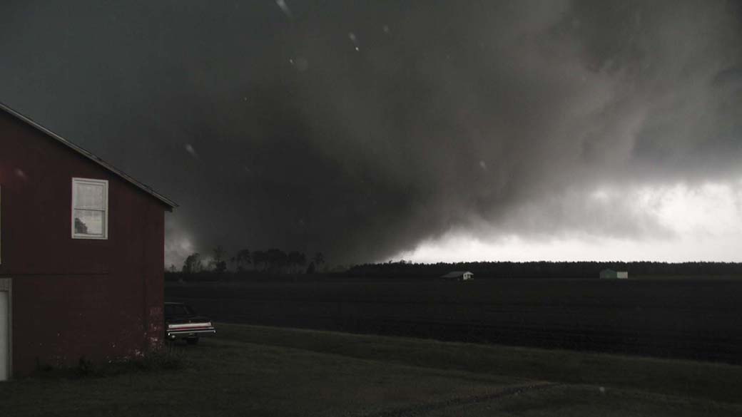 Tornado na cidade de Colerain, Estados Unidos