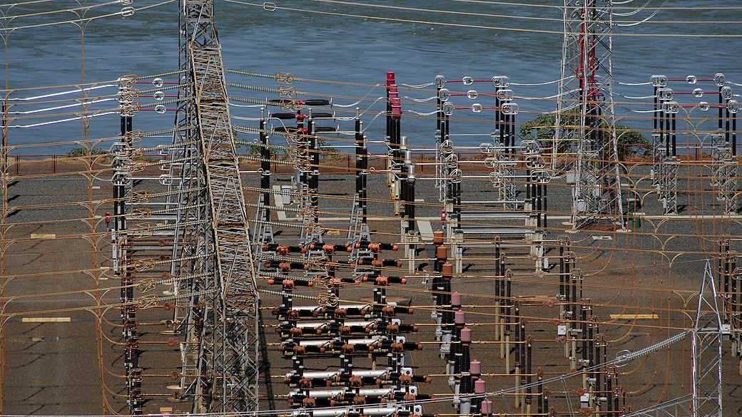 Subestação de energia elétrica na região de Três Lagoas, divisa de São Paulo com Mato Grosso do Sul