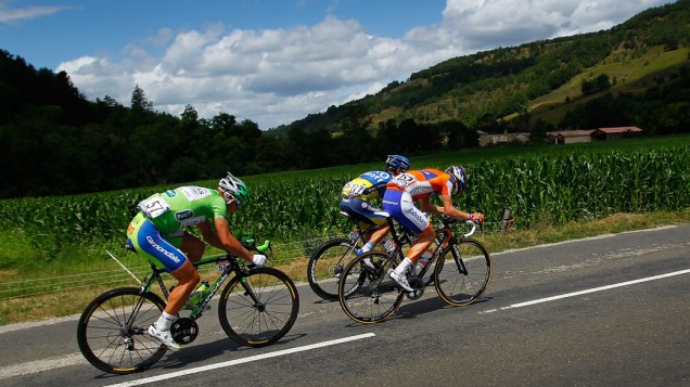 14ª etapa do Tour de France 2012 a partir de Limoux de Foix em La Bastide Sur-LHers, França