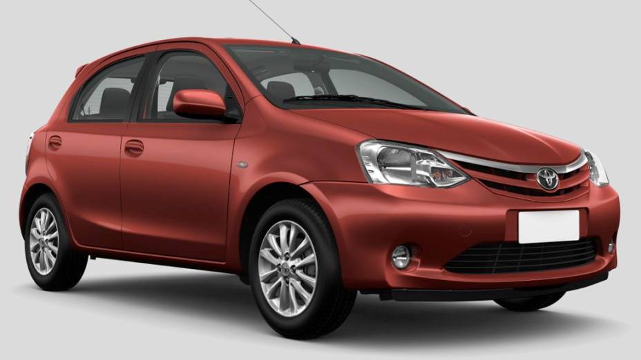 Etios, o novo compacto da Toyota no Brasil, na versão Hatch