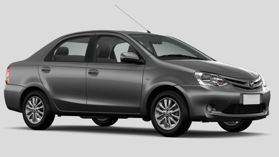 Etios, o novo compacto da Toyota no Brasil, na versão sedã