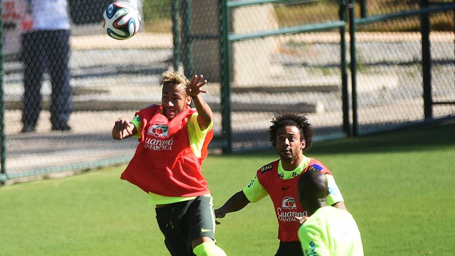 Treino da seleção brasileira em Belo Horizonte