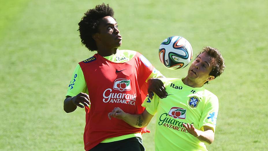 Treino da seleção brasileira em Belo Horizonte