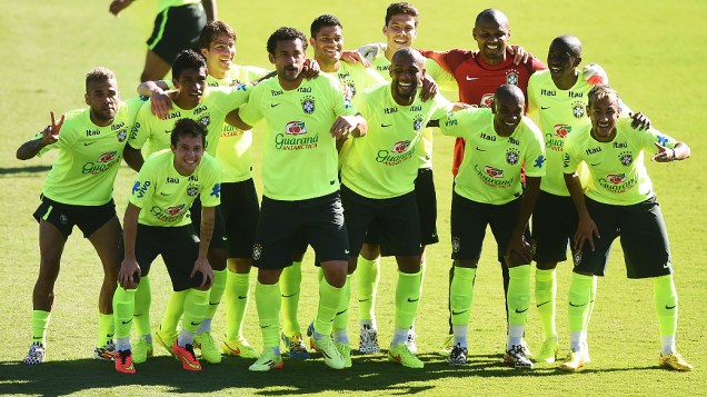Treino da seleção brasileira em Belo Horizonte