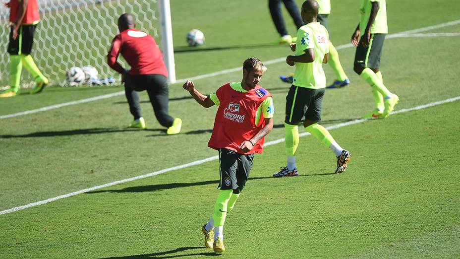 Treino da seleção brasileira em Belo Horizonte