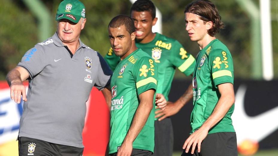 Treino da seleção brasileira em Goiânia, antes do amistoso contra a França, em Porto Alegre