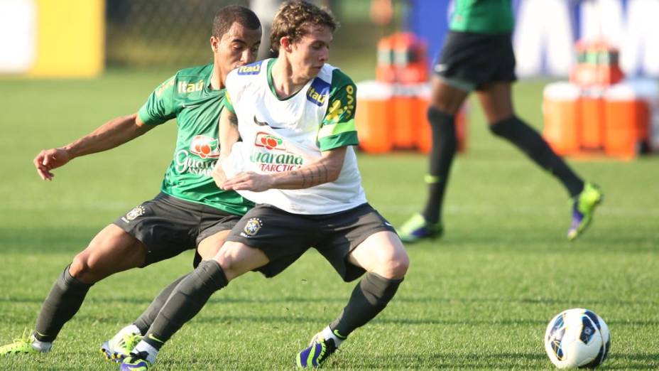 Treino da seleção brasileira em Seul, antes do amistoso com a Coreia do Sul