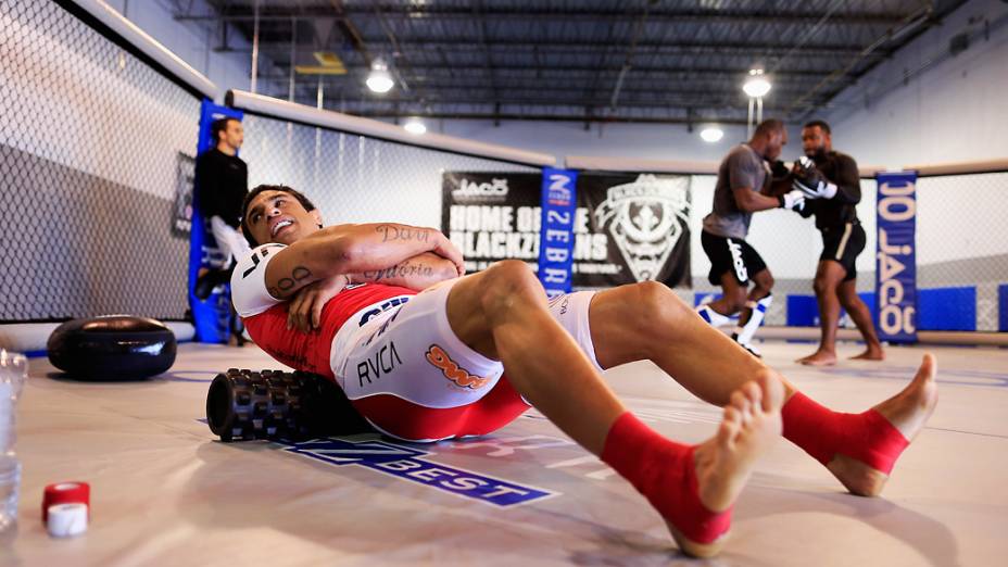 Vitor Belfort treina no Jaco Hybrid Training Center em Delray Beach, Flórida