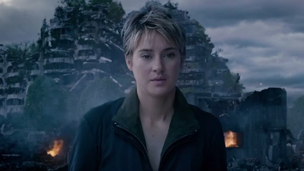 Tris (Shailene Woodley) em A Saga Divergente: Insurgente