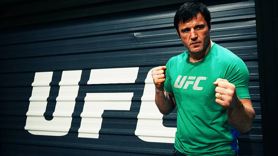 Chael Sonnen durante coletiva de imprensa do TUF Brasil 3