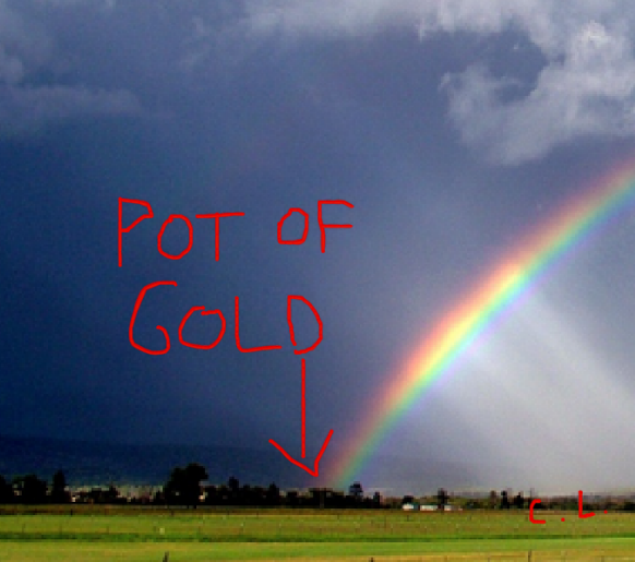 Courtney Love encontra o pote de ouro no final do arco-íris