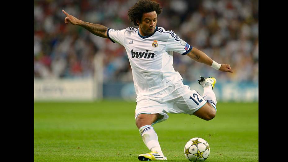 Brasileiro Marcelo marcou um dos gols da vitória do Real Madrid sobre o Manchester City na primeira rodada da Liga dos Campeões da UEFA