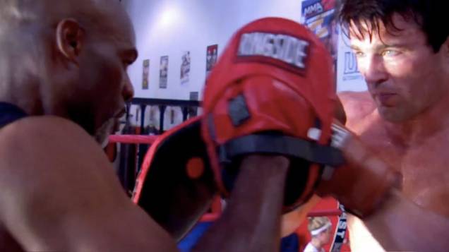 Chael Sonnen treina para o UFC 148, contra Anderson Silva