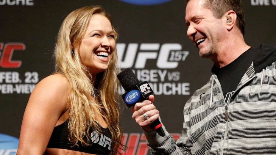 Ronda Rousey na pesagem para o UFC 157