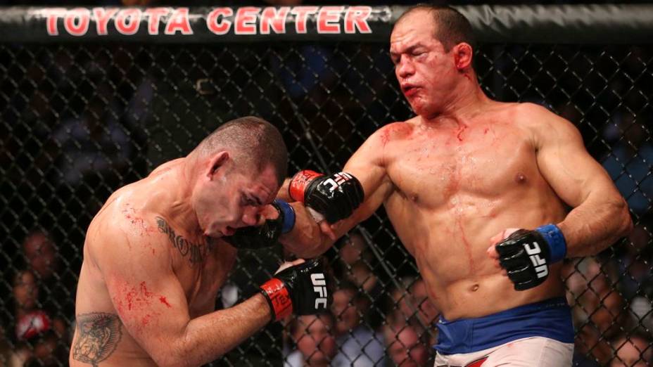 Cigano após luta com Cain Velásquez, em outubro de 2013