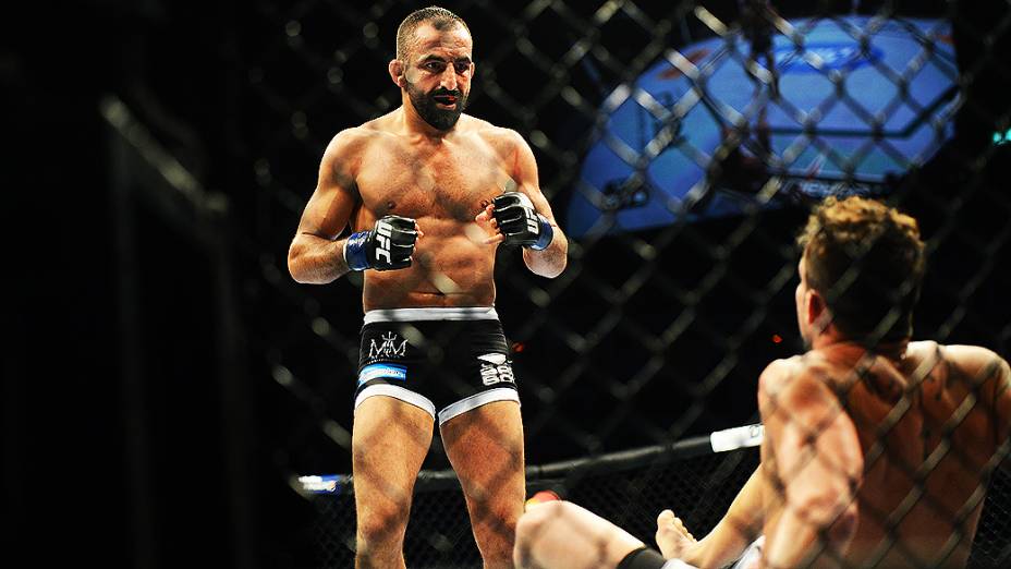 Reza Madadi no UFC Rio III, realizada na HSBC Arena, Barra da Tijuca