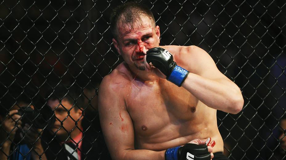 Fabio Maldonado durante luta no UFC Rio III, realizada na HSBC Arena, Barra da Tijuca