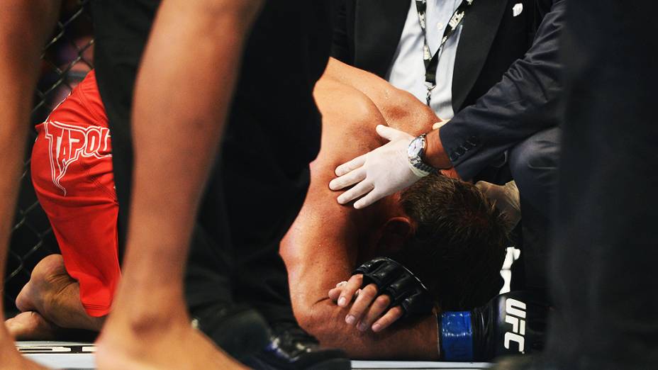 Anderson Silva vence Stephan Bonnar no UFC Rio 3, na HSBC Arena, na Barra da Tijuca