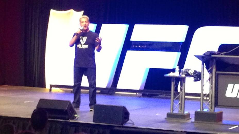 Bruce Buffer na UFC Fan Expo 2013, em Las Vegas