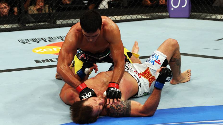 <br><br> Lyoto Machida vence Ryan Bader por nocaute em Los Angeles, Califórnia<br><br>